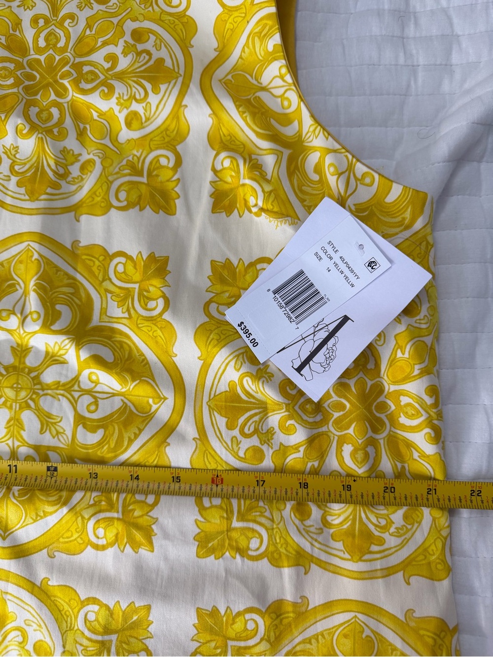 Mestiza Fiona Reversible Shift Mini Dress -Yellow - Picture 7 of 12